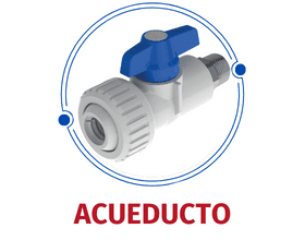 Válvula de acueducto con manija